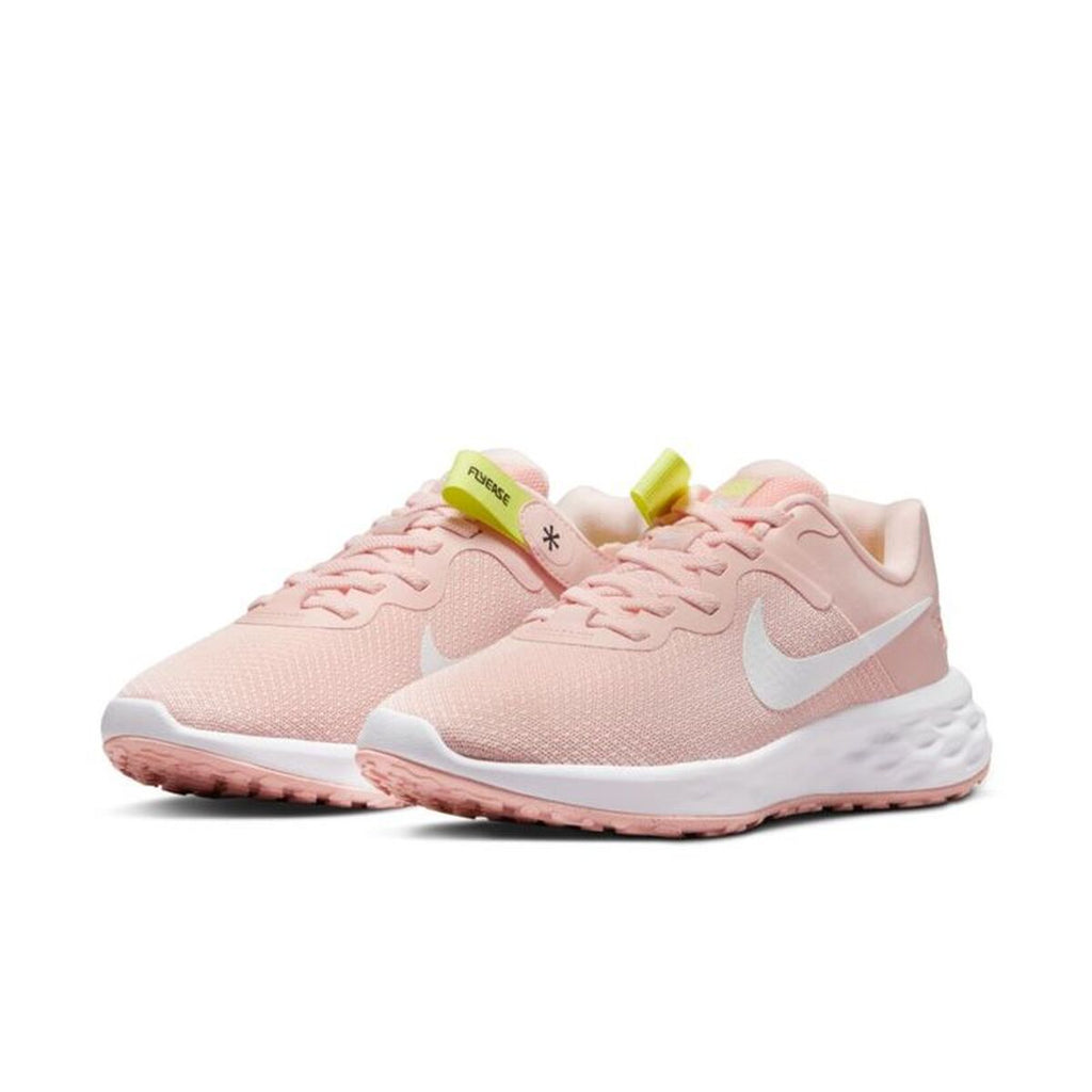 Running Shoes for Adults Nike Revolution 6 FlyEase Next Nature Pink