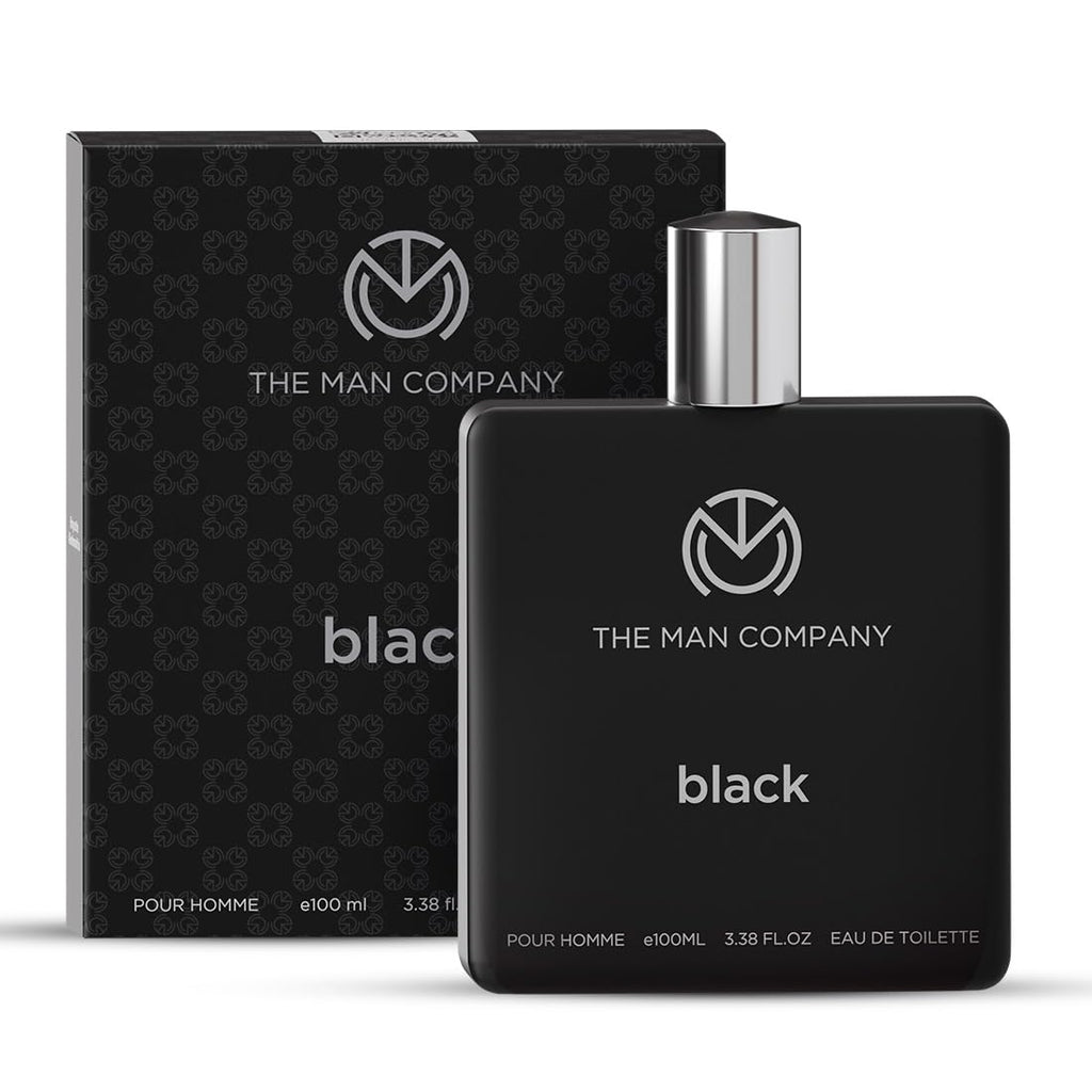 The Man Company Fresh Black Edt Perfume For Man - 100Ml | Premium Long-Lasting Fragrance | Perfume Gift for Friend | Anniversary Fragrance Gift | Valentine Gift For Man